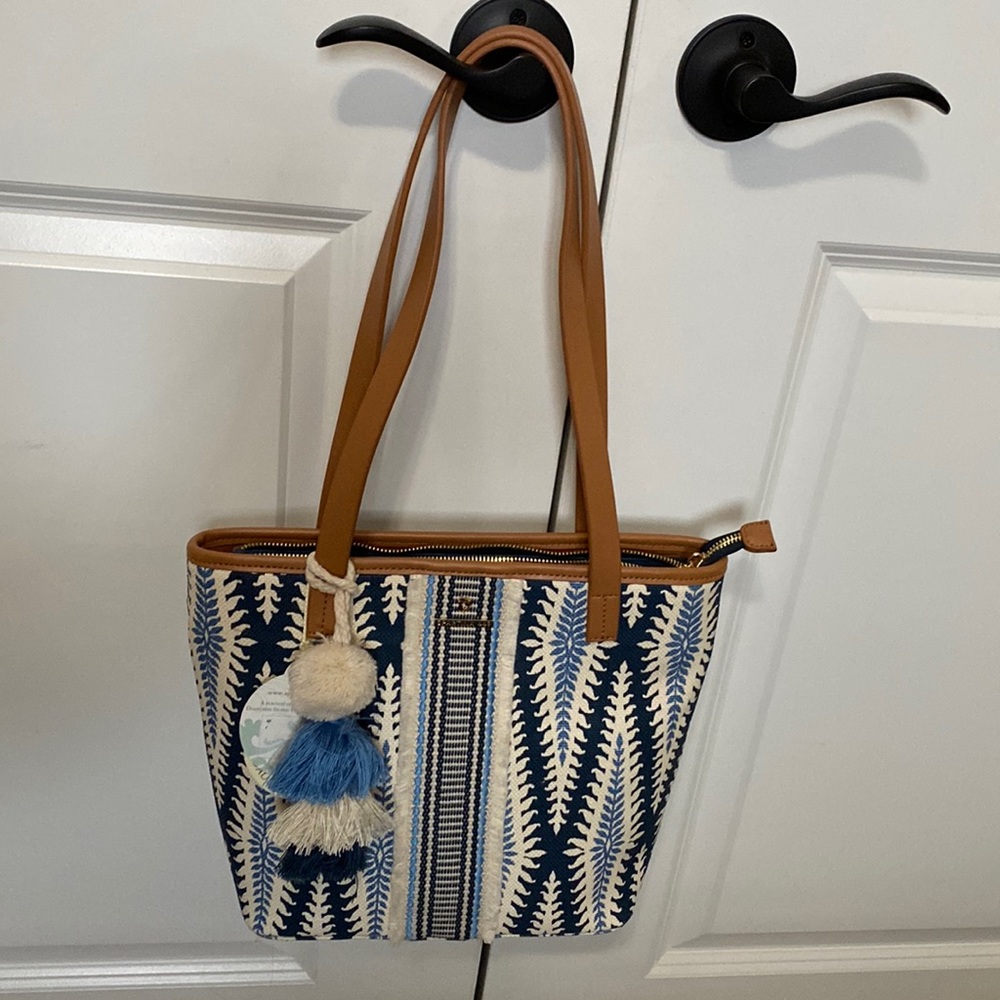 449 Lighthouse Boho Freeport Tote